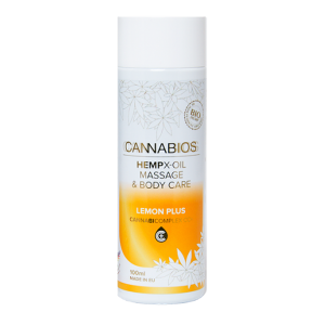 CANNABIOS - Huile de massage au citron - 100ml / 500ml