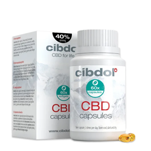 CIBDOL - CBD Capsules 40% 60 Gélules (4000mg)