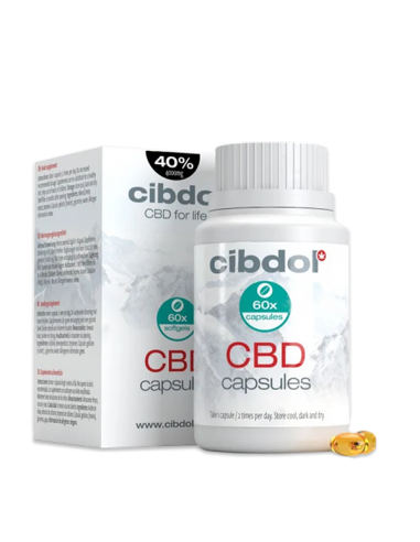 CIBDOL - CBD Capsules 40% 60 Gélules (4000mg)